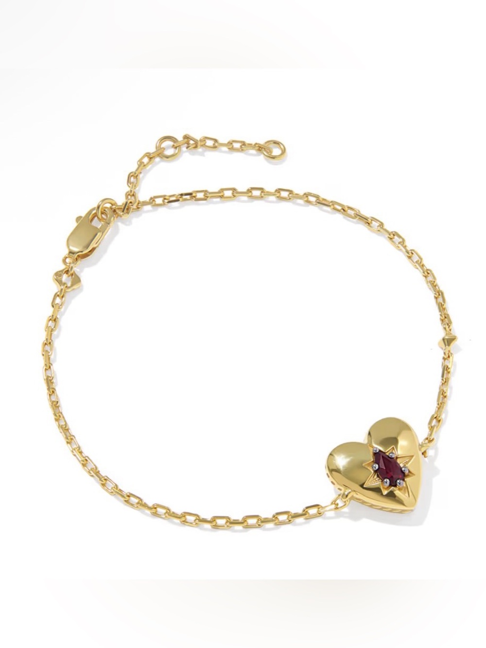 Kendra Scott Bold Heirloom Heart 18k Yellow Gold Vermeil Bracelet